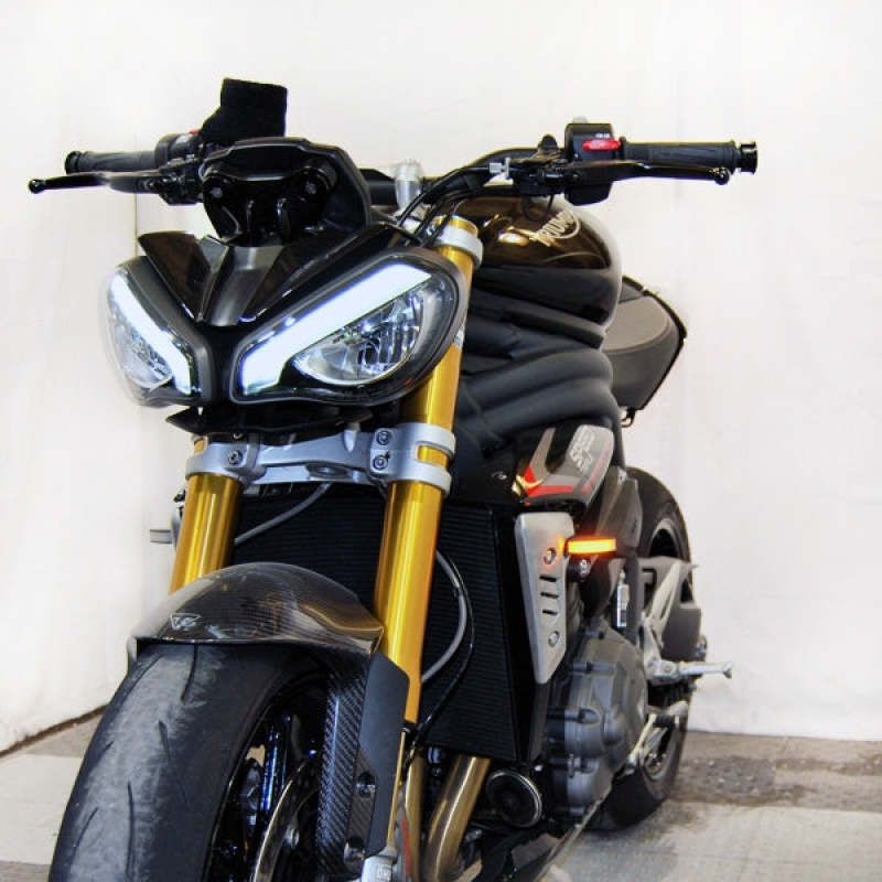 New Rage Cycles 21-24 Triumph Speed Triple 1200 RS Front Turn Signals TRIPLE-FB TRIPLE-FB Photo - Primary