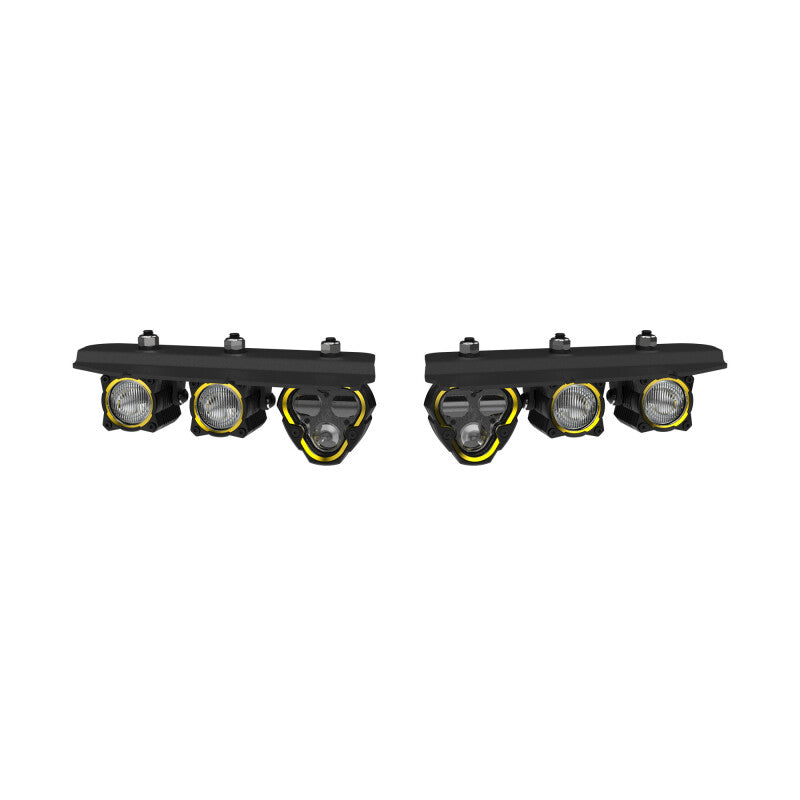 KC HiLiTES Three Light Fog Pocket Kit 21-  Ford Bronco 97168 97168 User 1