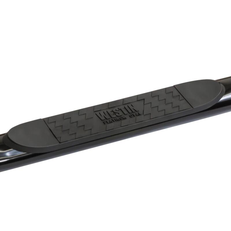 Westin 2014-2018 Chevy Silverado 1500 Dbl Cab (Body Mount) Platinum 4 Oval Nerf Step Bars - Black 21-3815 21-3815 Photo - Unmounted