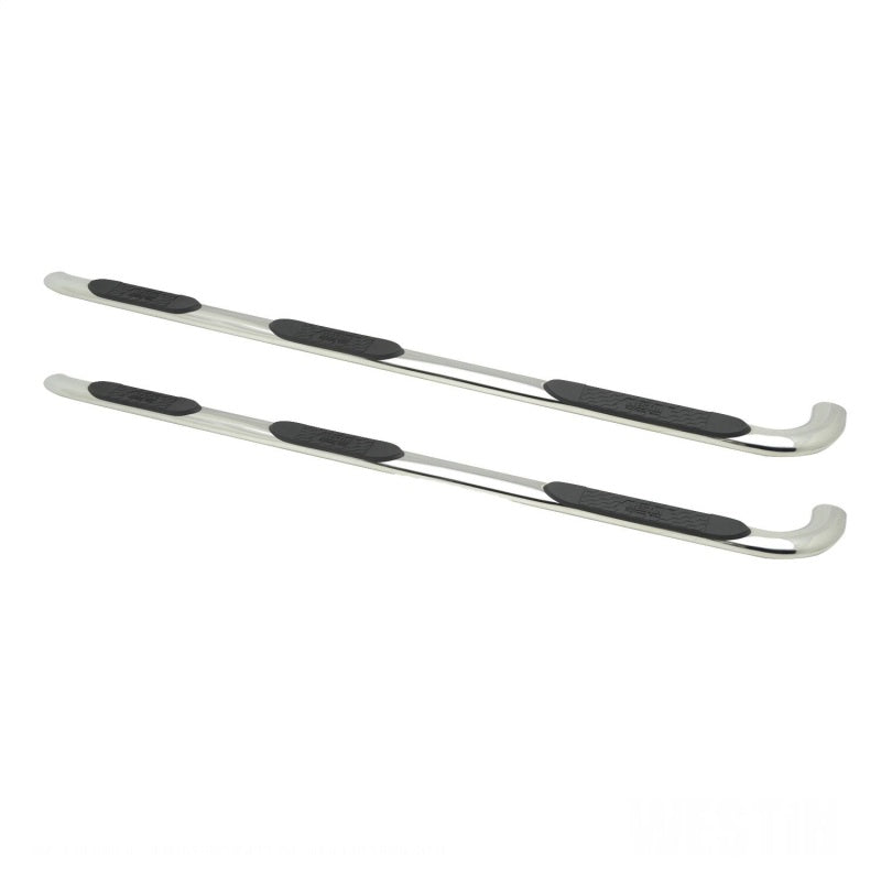 Westin 15-18 Chevy Silv 25/3500 Dbl Cab (6.5ft)/Dually (8ft) Platinum 4 Oval WTW Nerf Step Bars - SS 24-54560 24-54560 Photo - Primary
