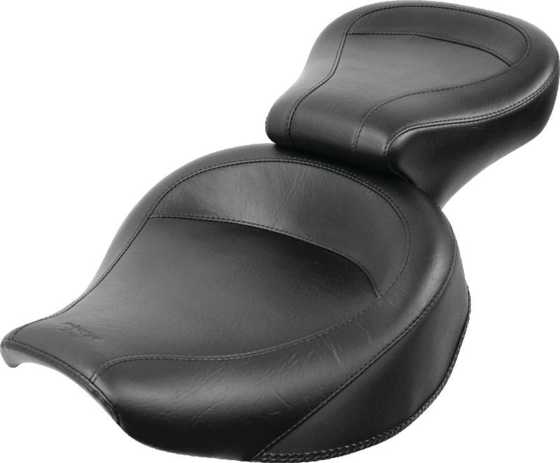 Mustang Motorcycle Mustang 82-00 Harley FXR Wide Touring 1PC Seat - Black 75736 75736 Photo - Primary