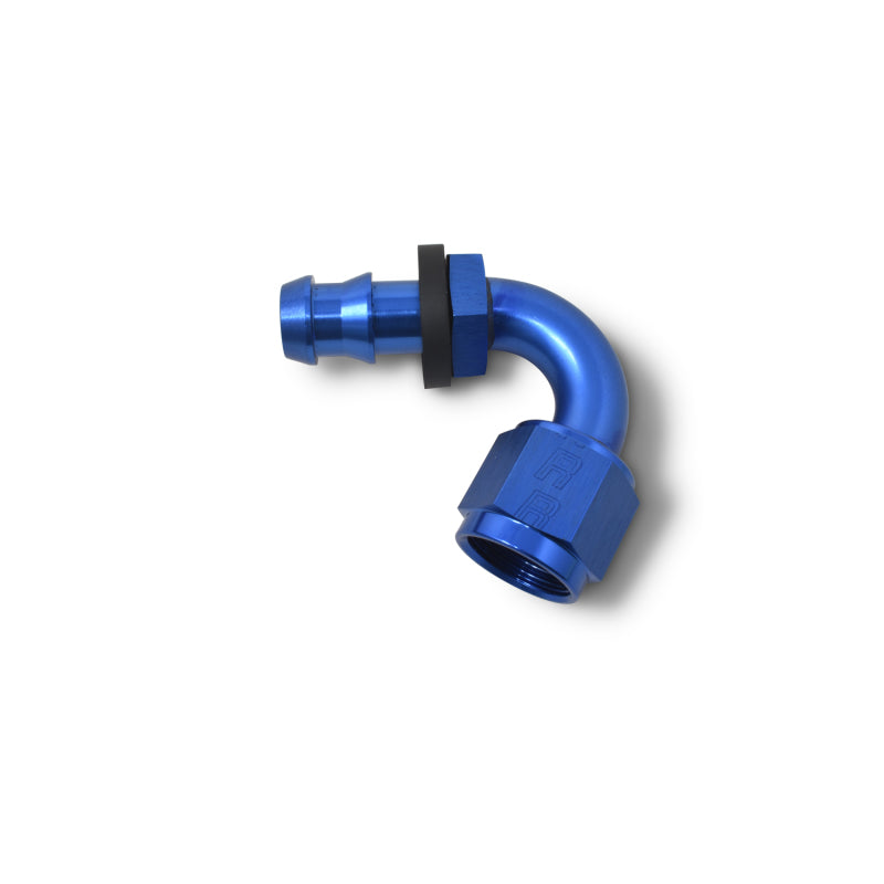 Russell Performance -6 AN Twist-Lok 120 Degree Hose End (9/16in Radius) 626000 626000 Photo - out of package