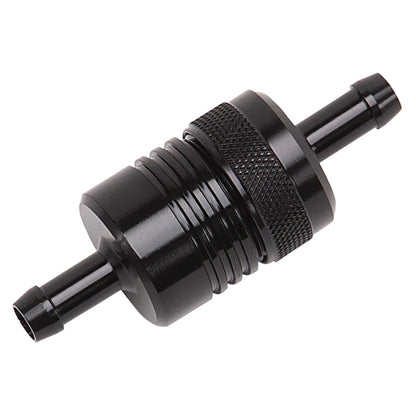 Russell 5/16" Aluminum Street Fuel Filter (Black Finish) 645090 Photo - Unmounted