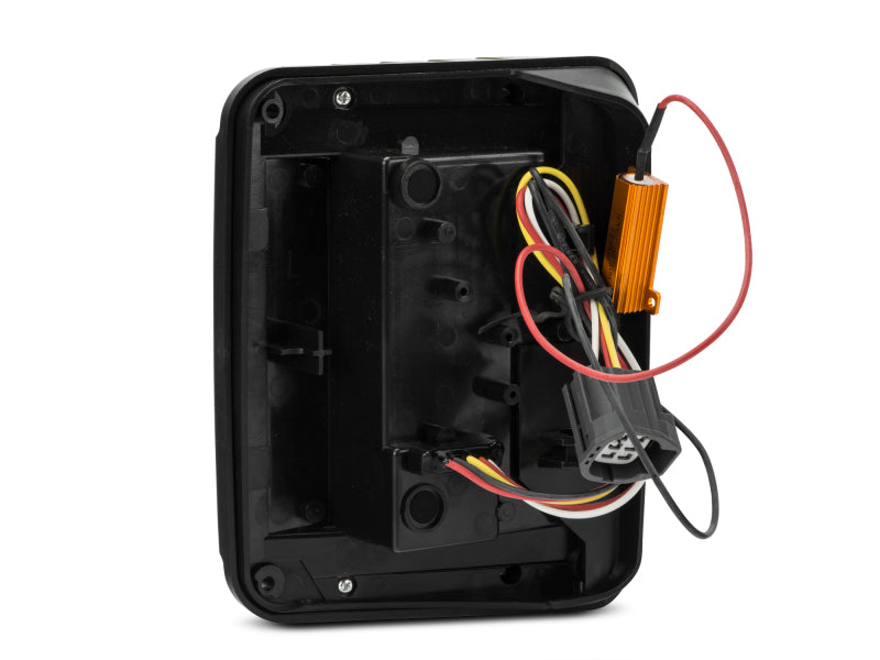 Raxiom 07-18 Jeep Wrangler JK LED Tail Lights- Black Housing (Smoked Lens) J115435 J115435 Photo - Close Up