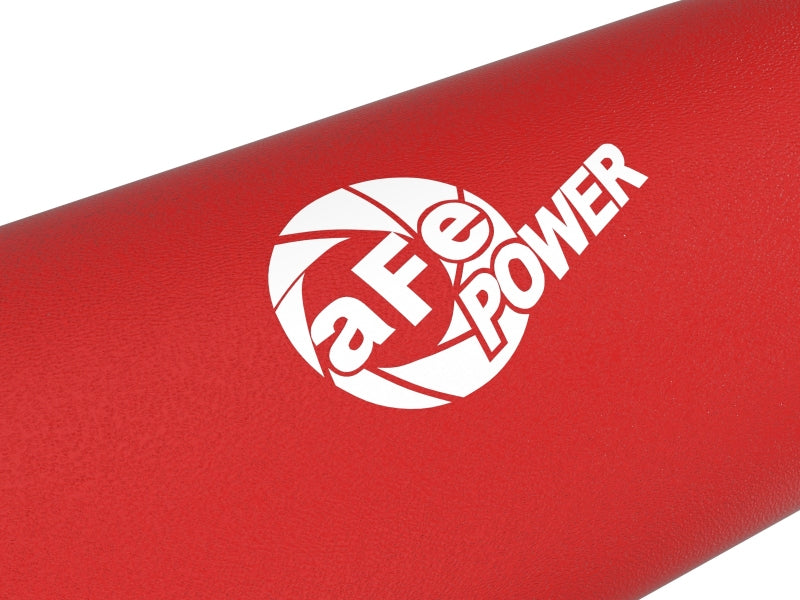 aFe 20-23 Ford Explorer ST V6 3.0L (tt) BladeRunner 2-3/4in Aluminum Cold Charge Pipe - Red 46-20659-R 46-20659-R Photo - Close Up