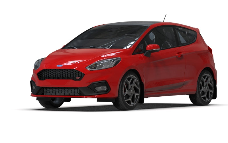 Rally Armor 18-22 Ford Fiesta ST MK8 Black UR Mud Flap w/ Red Logo MF60-UR-BLK/RD MF60-UR-BLK/RD User 1