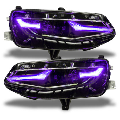 ORACLE Lighting Oracle 19-21 Chevy Camaro LS/LT RGB+A Headlight DRL Upgrade Kit - ColorSHIFT w/o Controller 1418-334 1418-334 Photo - Unmounted