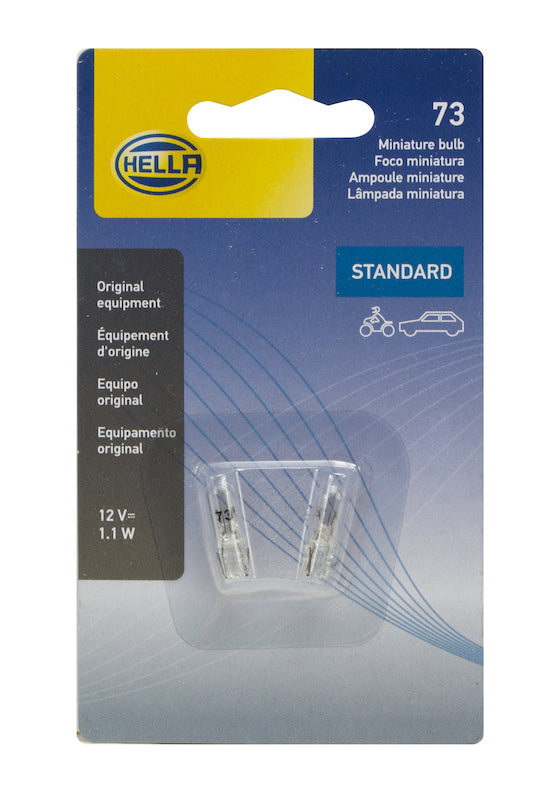 Hella Bulb 73 12V 11W W21X49D T175 (2) 73TB 73TB Photo - in package