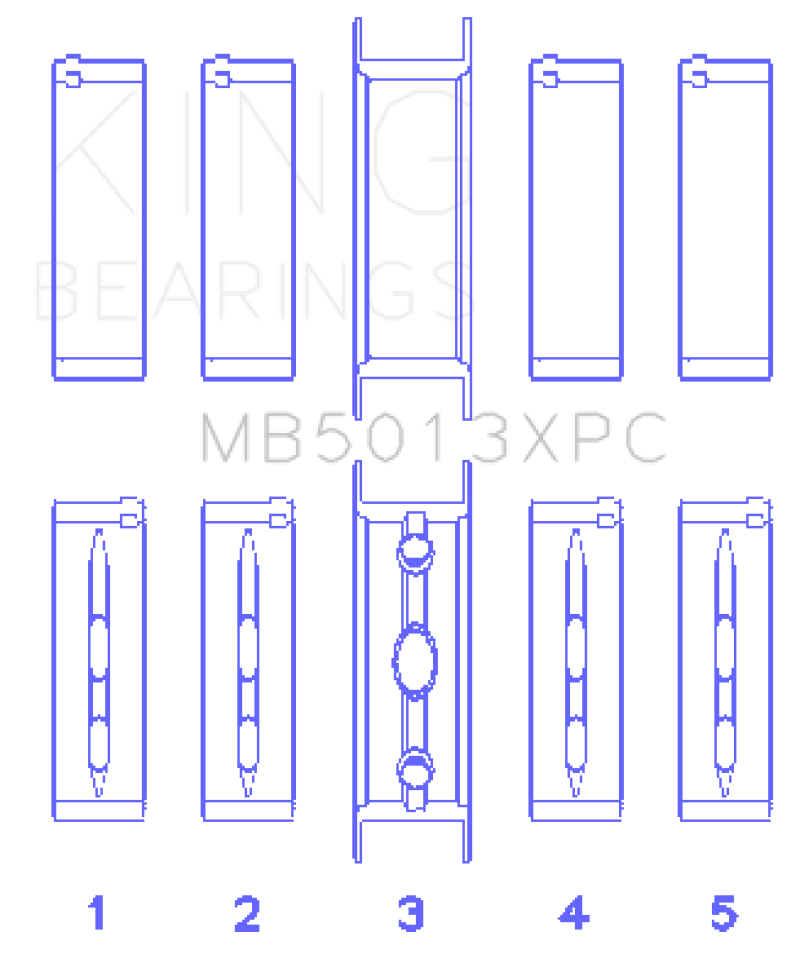 King Engine Bearings KING Performance Main Bearings Engine Components Bearings main image