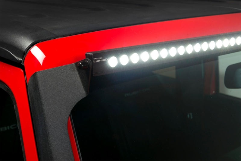 Putco 2007-2017, Jeep Wrangler JK - 50" Luminix Light Bar with Roof Bracket 10050JK Photo - Mounted