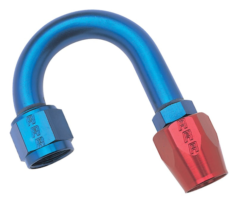 Russell Performance -12 AN Red/Blue 180 Degree Full Flow Hose End (1-1/2in Centerline Radius) 610290 610290 Photo - Primary
