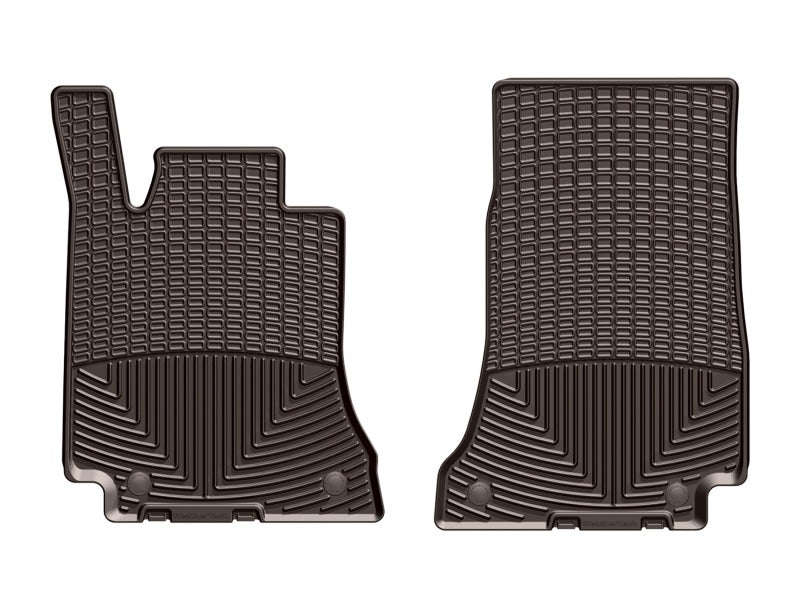 WeatherTech 2015+ Mercedes-Benz C-Class Sedan/Coupe/Cabriolet Front Rubber Mats - Cocoa W429CO W429CO Photo - Unmounted