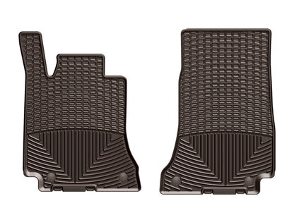 WeatherTech 2015+ Mercedes-Benz C-Class Sedan/Coupe/Cabriolet Front Rubber Mats - Cocoa W429CO W429CO Photo - Unmounted