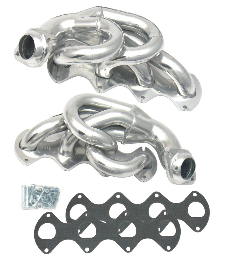 JBA 05-10 Ford Mustang 4.6L 3V 1-5/8in Primary Silver Ctd Cat4Ward Header 1675SJS 1675SJS Photo - Primary