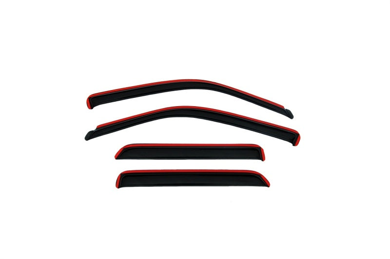 AVS 00-04 Dodge Dakota Crew Cab Ventvisor In-Channel Front & Rear Window Deflectors 4pc - Smoke 194853 194853 Photo - out of package