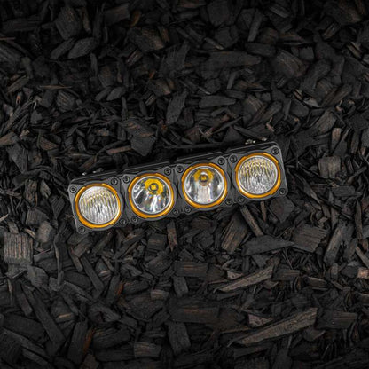 KC HiLiTES FLEX ERA LED Light Bar Bezel Kit for 10in. Segments - Gold 30578 30578 Photo - lifestyle view