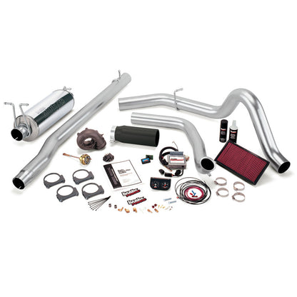 Banks Power 99 Ford 7.3L F250/350 Auto Stinger-Plus System - SS Single Exhaust w/ Black Tip 47521-B 47521-B Photo - Primary