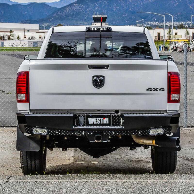 Westin 09-18 Ram 1500 HDX Bandit Rear Bumper - Black 58-341175 58-341175 Photo - Mounted