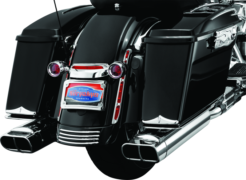 Kuryakyn Rear Fender Accents FLHX & FLTR Models Chrome 7797 7797 User 1