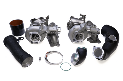 Tomioka Racing (TR) TR DCBB S55 Twin Turbo Kit with Exhaust Manifold & Intake Pipes for BMW F8X M2 Competition / M3 / M4 - 800HP+ Capable TR-TW2008
