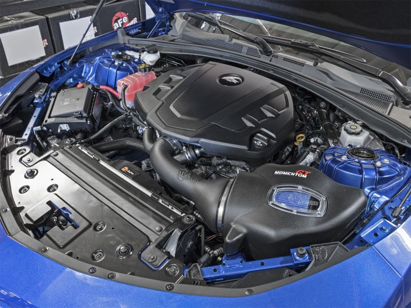 aFe Momentum GT Pro 5R Cold Air Intake System - Chevrolet Camaro 16-17 V6- 54-74211 Photo - Mounted