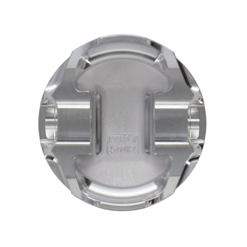 Manley 08+ Mitsubishi 4B11T 86.5mm (+.5mm) -11cc Dome 9.0:1 CR Turbo Tuff Series Piston Set w/ Rings 624205CE-4 624205CE-4 User 4