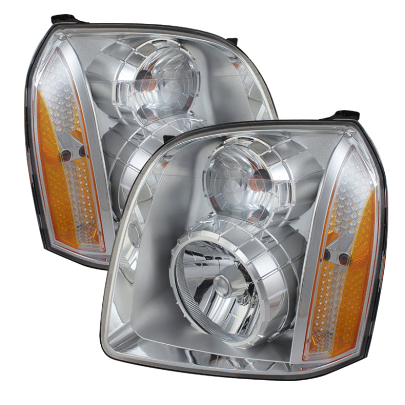 SPYDER Xtune GMC Yukon Denali 07-14/Yukon Xl Denali 07-14 10-14 Crystal Headlights Chrome HD-JH-GYD07-AM-C 9023217 9023217 Photo - Primary
