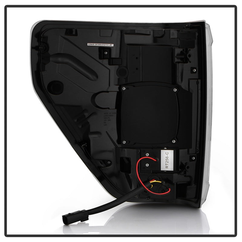 SPYDER 21-23 Ford F150 (Factory Halogent) Light Bar LED Tail Lights - Black (ALT-YD-FF15021HAL-BK) 5088772 5088772 Photo - Unmounted