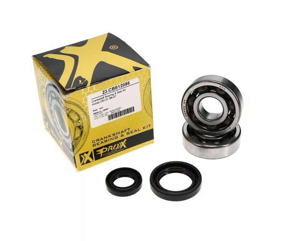 ProX CR125 86-07 Crankshaft Bearing & Seal Kit 23.CBS12086