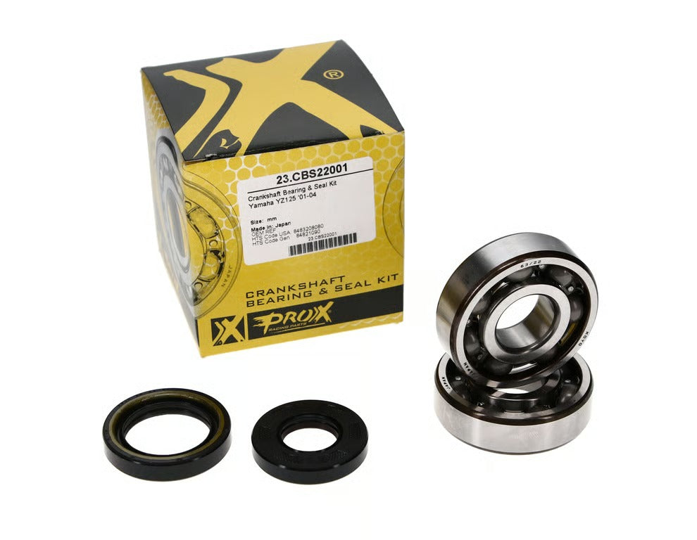 ProX YZ125 01-04 Crankshaft Bearing & Seal Kit 23.CBS22001