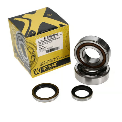 ProX KTM125/200SX-EXC 98-22 Crankshaft Bearing & Seal Kit 23.CBS62001