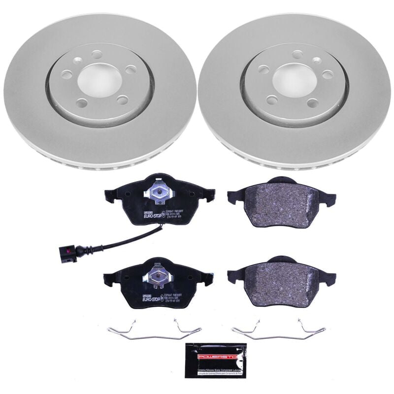 PowerStop Power Stop 99-10 Volkswagen Beetle Front Euro-Stop Brake Kit ESK898 ESK898 Photo - Primary