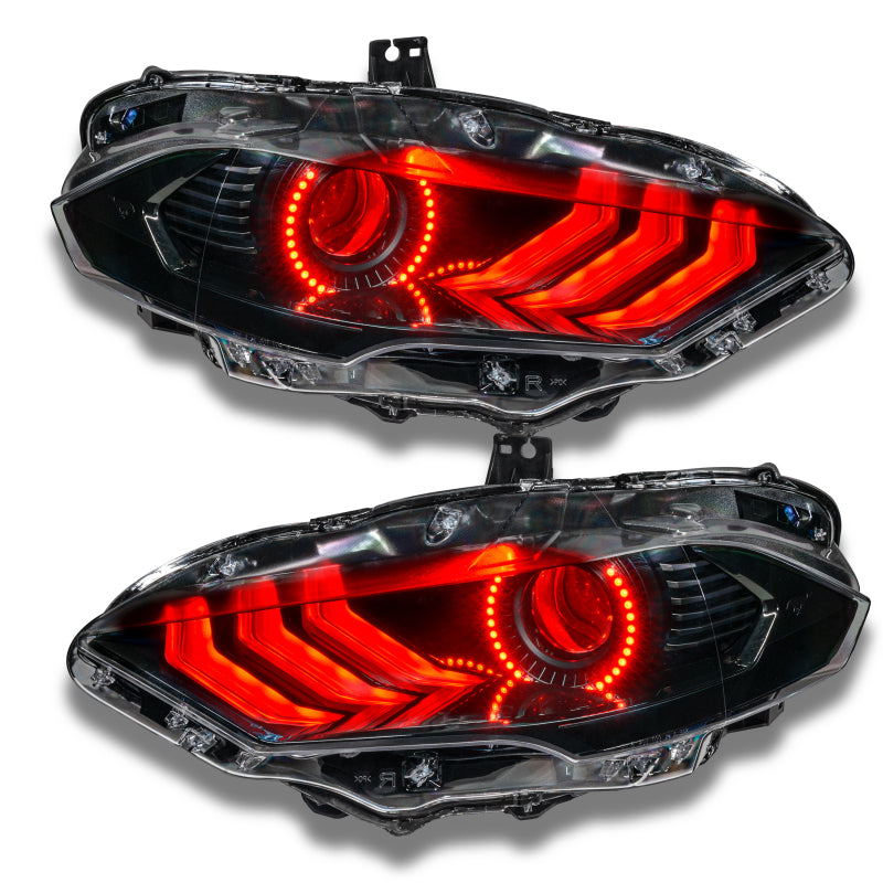 ORACLE Lighting Oracle 18-21 Ford Mustang Dynamic DRL Upgrade w/ Halo Kit & Sequential Turn Signal - ColorSHIFT 1446-332 1446-332 User 5