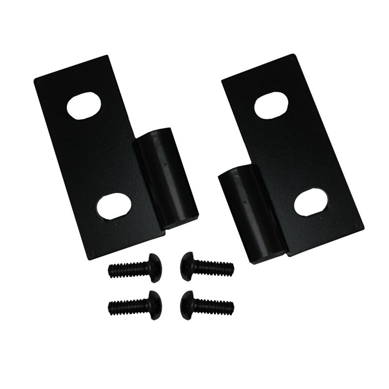 Rugged Ridge Door Hinge Brackets,Lower,Black;76-06 Jeep CJ/Wrangler YJ/TJ 11202.03 Photo - Primary