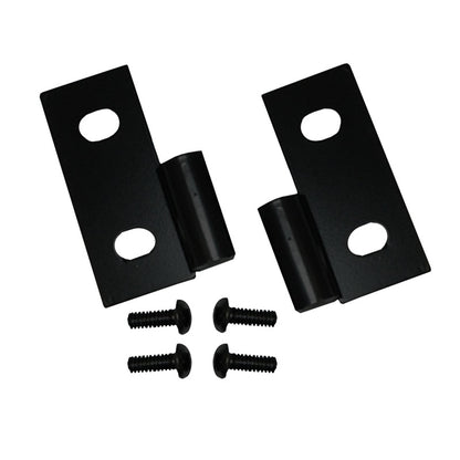 Rugged Ridge Door Hinge Brackets,Lower,Black;76-06 Jeep CJ/Wrangler YJ/TJ 11202.03 Photo - Primary