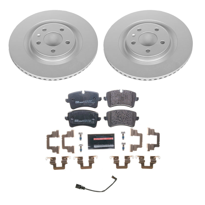 Power Stop 14-18 Audi A6 Rear Euro-Stop Brake Kit ESK6139 ESK6139 Photo - Primary