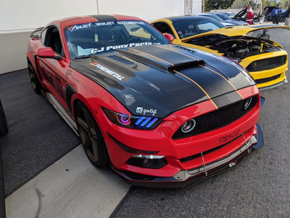 ORACLE Lighting Oracle 15-17 Ford Mustang Dynamic RGB+A Pre-Assembled Headlights - Black Edition - ColorSHIFT 8199-332 8199-332 Photo - lifestyle view