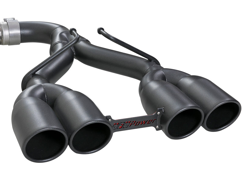 aFe Rebel Series 2-1/2" 304 Stainless Steel Cat-Back Exhaust System 49-38073-B Photo - Unmounted