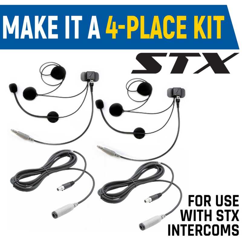 Rugged Radios Rear Seat Expansion Kit w/ Helmet Kits or Headsets /AlphaBass Headset - Over the Head PLUS2-H28 PLUS2-H28 Photo - Primary