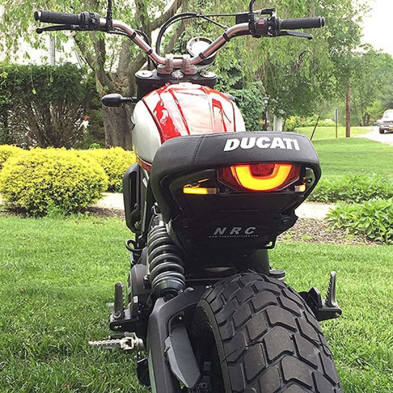 New Rage Cycles 15-17 Ducati Scrambler Classic/Icon/Full Throttle/Urban Enduro Fender Eliminator Kt ICFU-FE-P ICFU-FE-P Photo - Primary