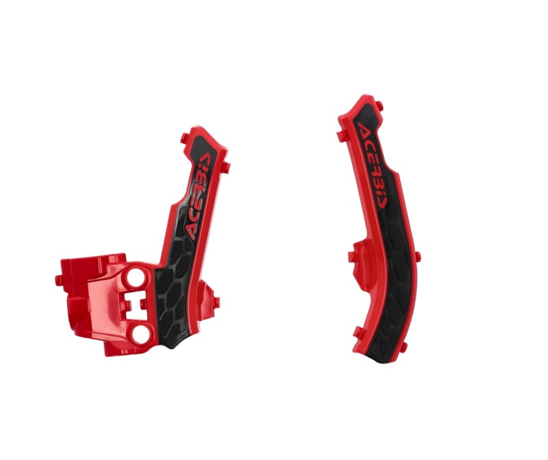 Acerbis 17+ KTM SX50/ SX-E 3/SX-E 5/ Husq EE 5/TC50/ GasGas Frame Guards- X-Grip - Red/Black 2979611018 2979611018 Photo - Primary
