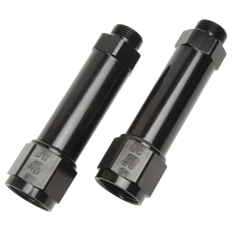 Russell -8 AN Carb Inlet Fitting (Black Finish) 640773 Photo - Primary