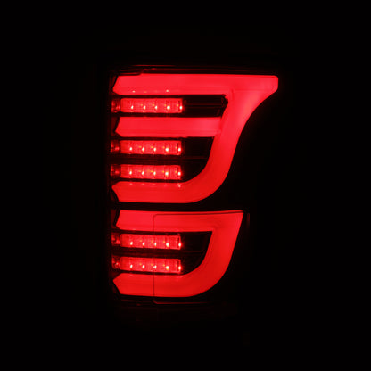 AlphaRex 15-20 Ford F-150 Luxx LED Tail Lights (Pair) Black/Red (Not For Blind Spot Sensor Models) 652050 652050 User 2