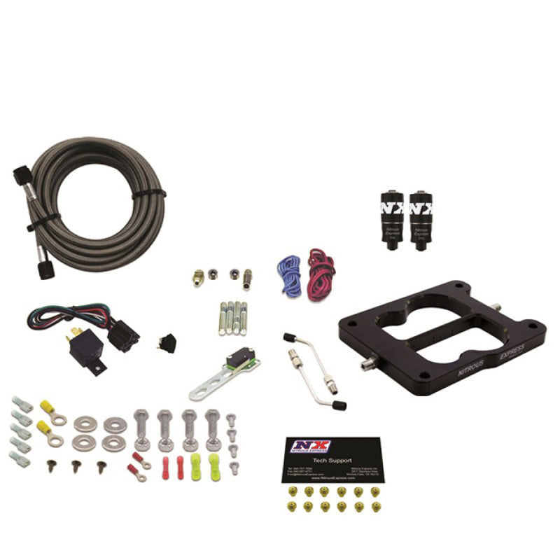 Nitrous Express Q-Jet/Holley Spread Bore Hitman Plus Nitrous Kit (50-200HP) w/o Bottle 40081-00 40081-00 Photo - Primary