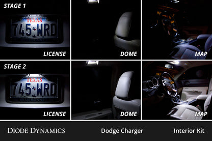 Diode Dynamics 06-10 Dodge Charger Interior LED Kit Cool White Stage 1 DD0627 DD0627 User 3