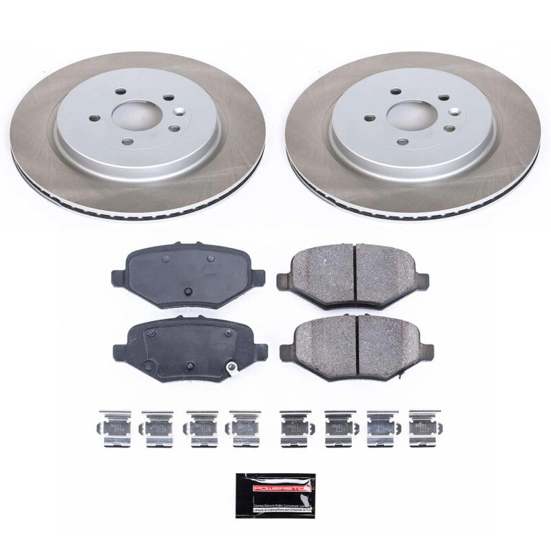 PowerStop Power Stop 13-19 Lincoln MKT Rear Semi-Coated Rotor Kit SC6376 SC6376 Photo - Primary