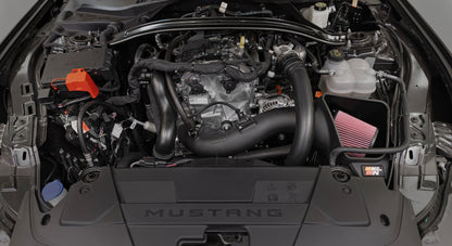 K&N Engineering K&N 2024 Ford Mustang Ecoboost L4-2.3L F/L Turbo Aircharger - Cold Air Intake System 63-2627 63-2627 Photo - Mounted