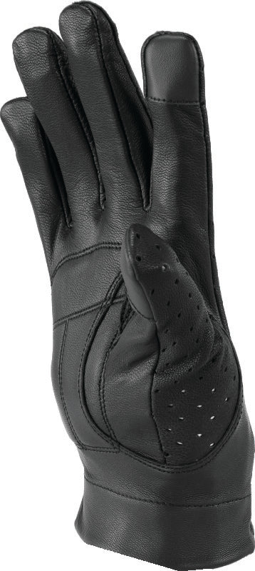 Kuryakyn Leather By River Road Tucson Leather Perforated Gloves Black Womens - Small 094501 094501 User 1