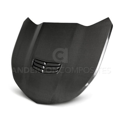 Anderson Composites 16-19 Chevrolet Camaro Carbon Fiber Type-OE Style Hood AC-HD19CHCAM-OE AC-HD19CHCAM-OE Photo - Primary