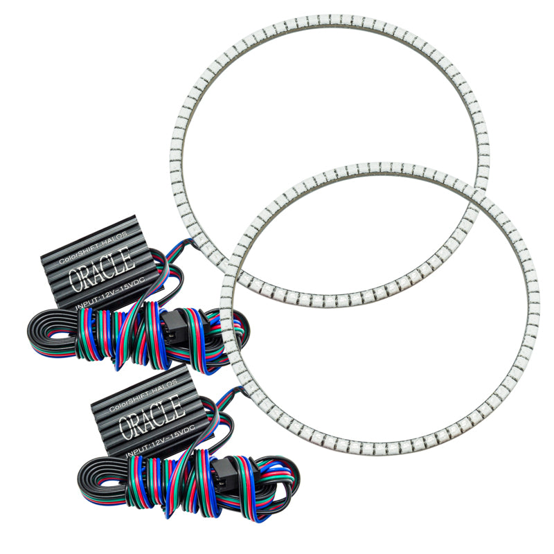 ORACLE Lighting Oracle Jeep Wrangler JK 07-17 LED Waterproof Halo Kit - ColorSHIFT w/o Controller 3943-334 3943-334 Photo - Primary